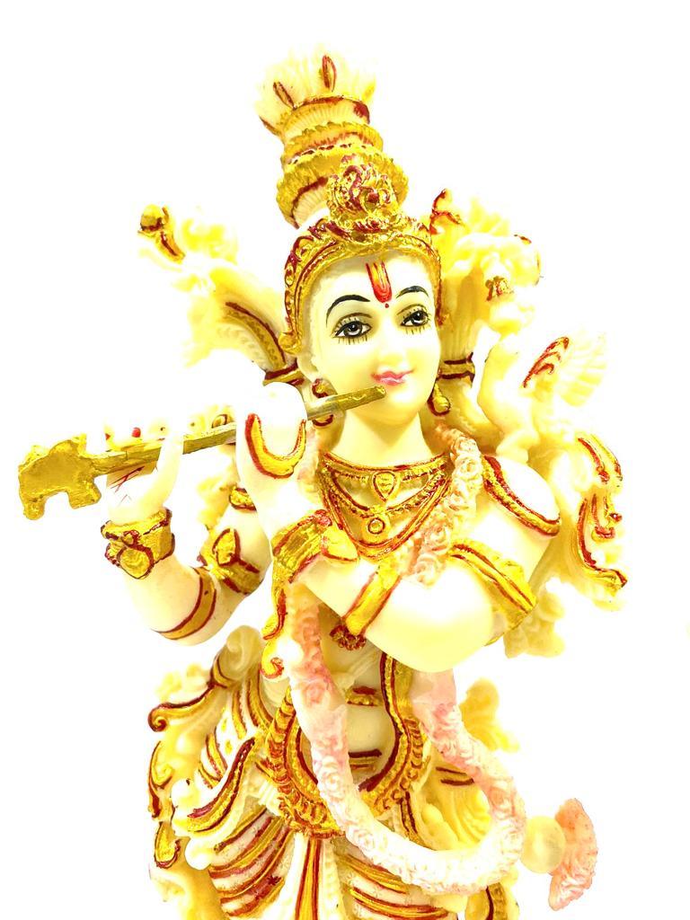 Radha Krishna Statue Sculpture Resin art Set Of 2 Spiritual Figure By Tamrapatra