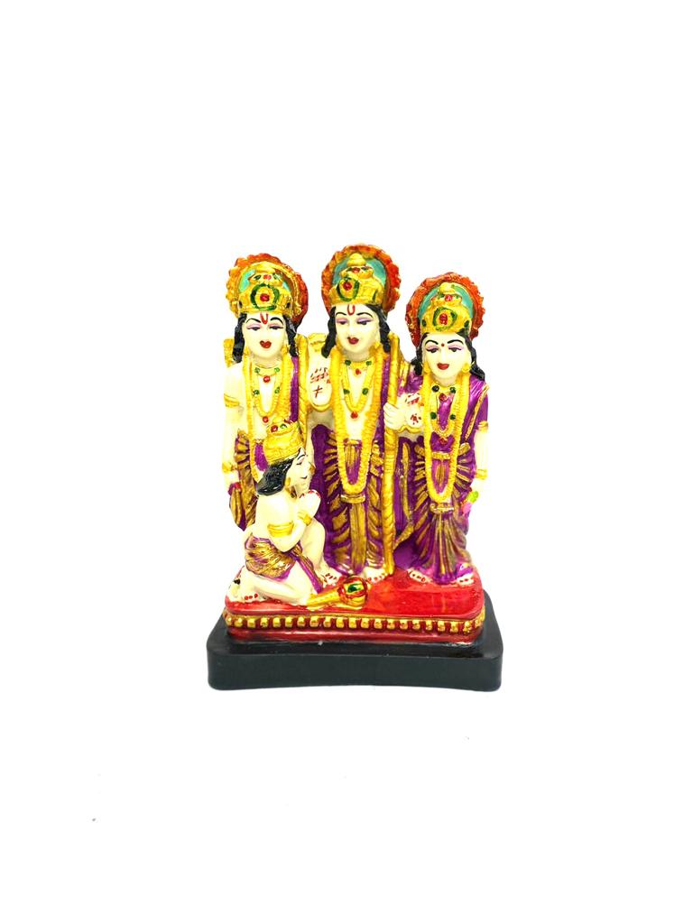 Ram Darbar Spiritual Artefacts Ram Sita Lakshman & Hanumanji By Tamrapatra