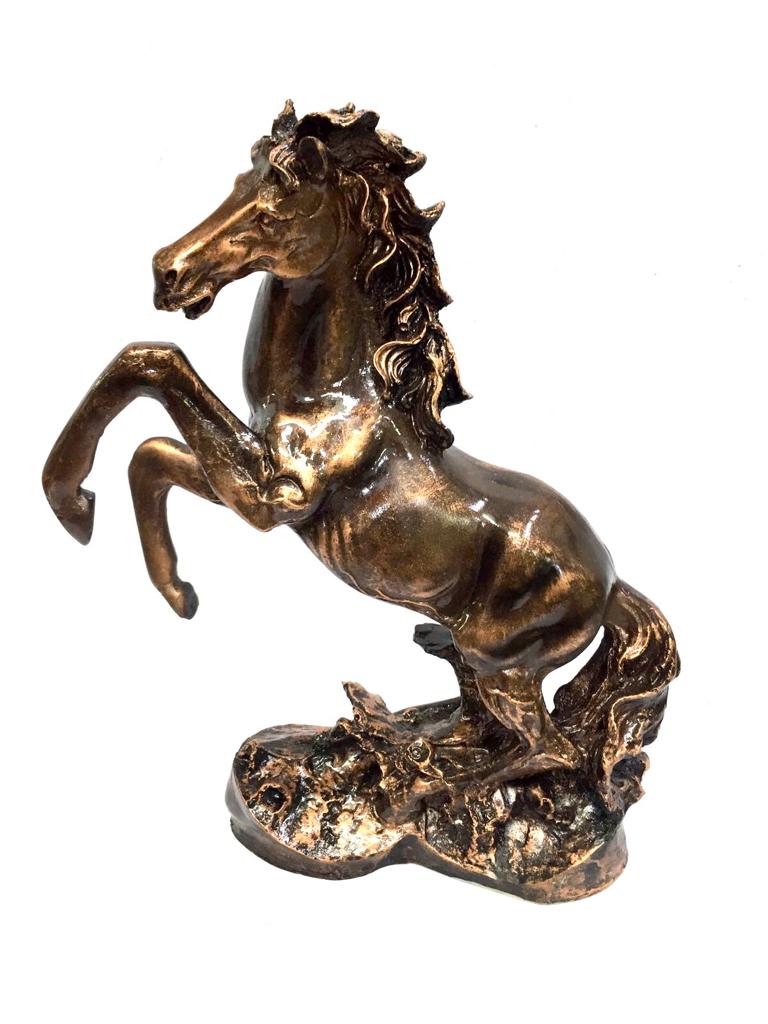 Horse Reared Up Exclusive Animal Showpiece Exclusive Figurines From Tamrapatra