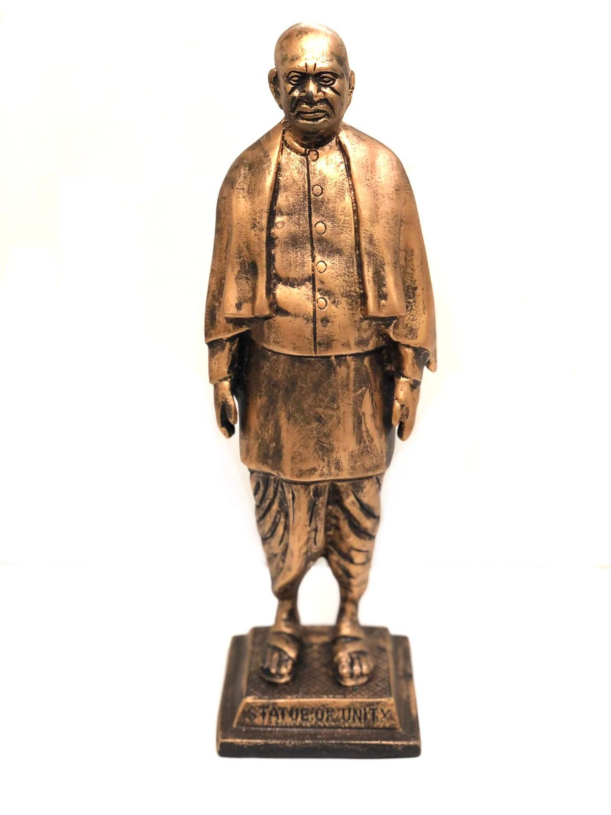 Statue Of Unity Sculpture Sardar Vallabhbhai Patel Resin Figure From Tamrapatra