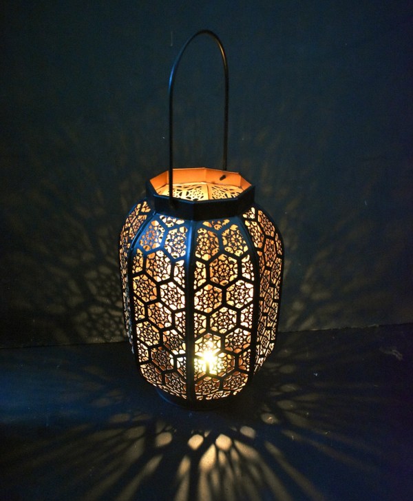 Moroccan Lamps & Lightings Black Copper Beautiful Shadow Effects Tamrapatra