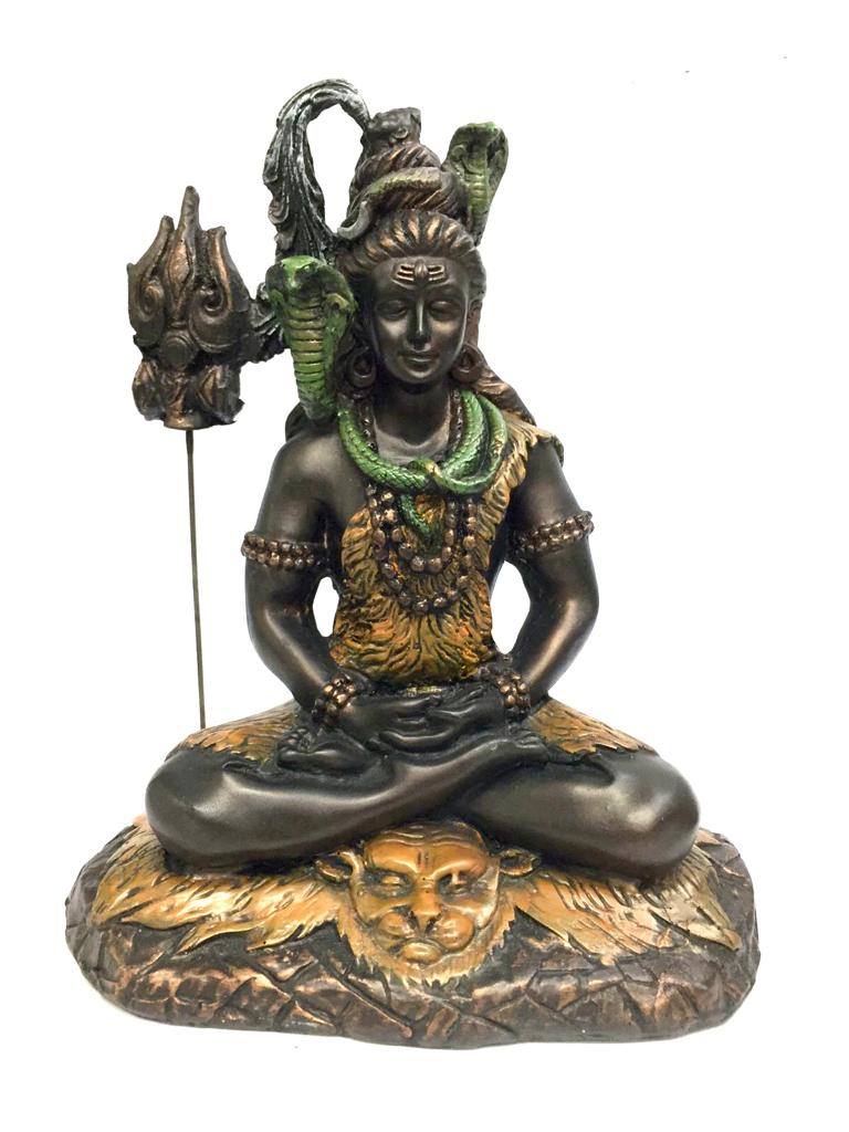 Shiva Statue Devotional Theme Spiritual Statues Masterpiece From Tamrapatra