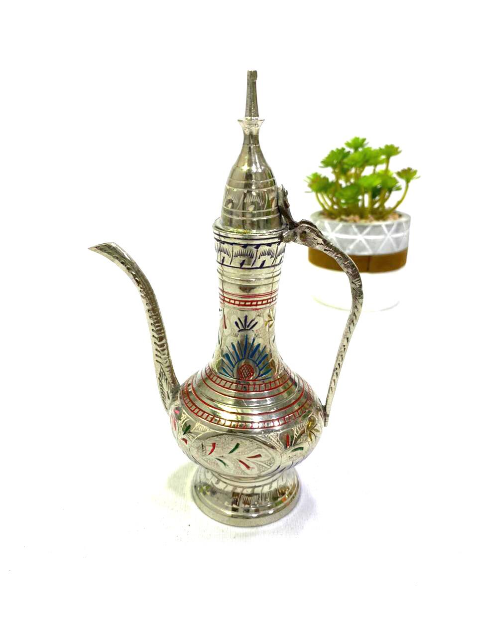 Jug Surahi Elegant Brassware Serve In Royal Way Lifestyle Handmade By Tamrapatra