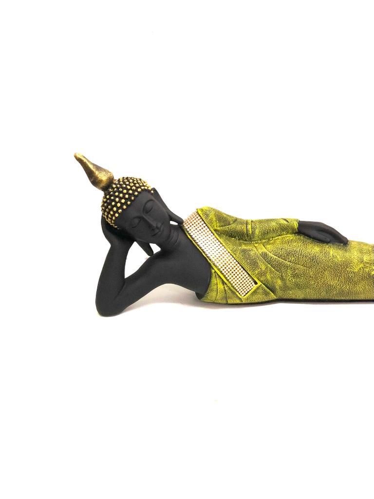 Sleeping Buddha For Lounge Table Top Showpiece Spiritual Collection Tamrapatra