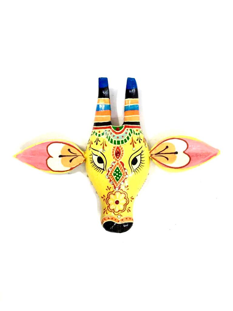 Cow Face Wall Hangings Traditional Art Handmade In India From Tamrapatra