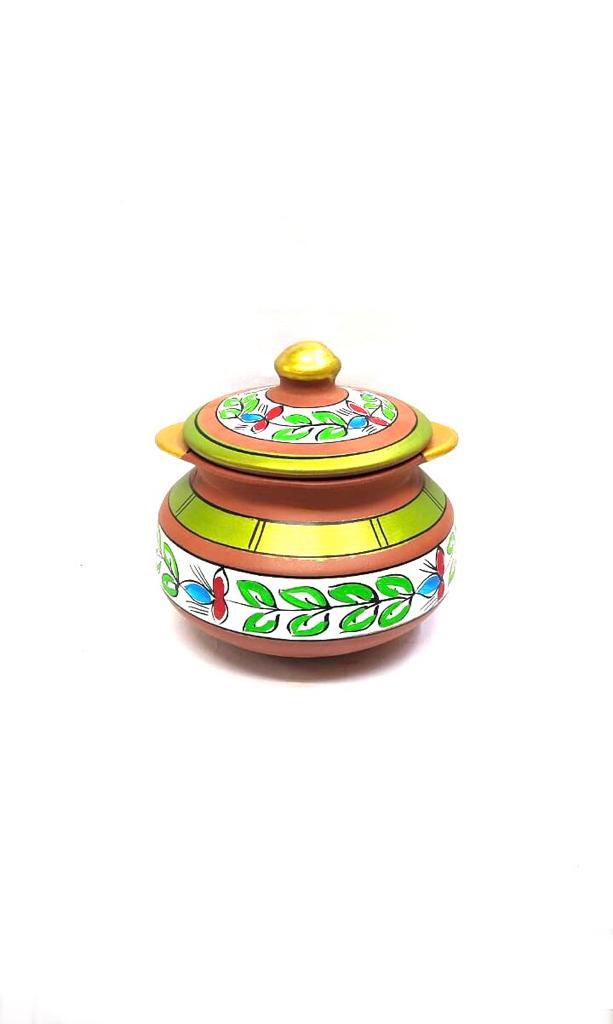 Earthenware Cooking Utensils Tameda Hand Painted New Arrivals From Tamrapatra