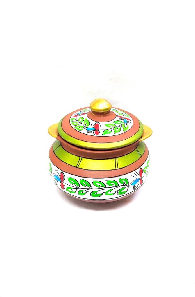 Earthenware Cooking Utensils Tameda Hand Painted New Arrivals From Tamrapatra