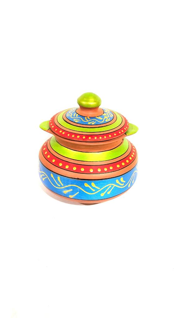 Earthenware Cooking Utensils Tameda Hand Painted New Arrivals From Tamrapatra
