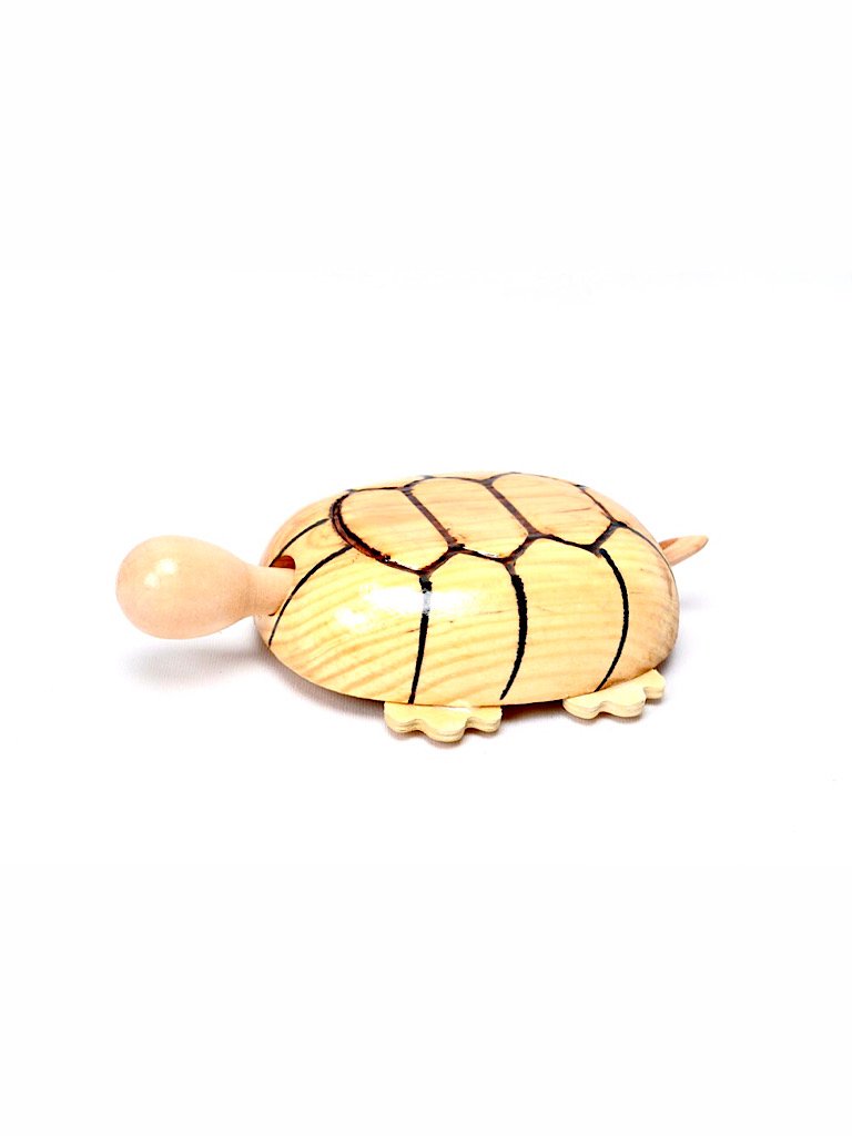 Tortoise Wooden Moving Kids Play Toys Collection Handmade Tamrapatra