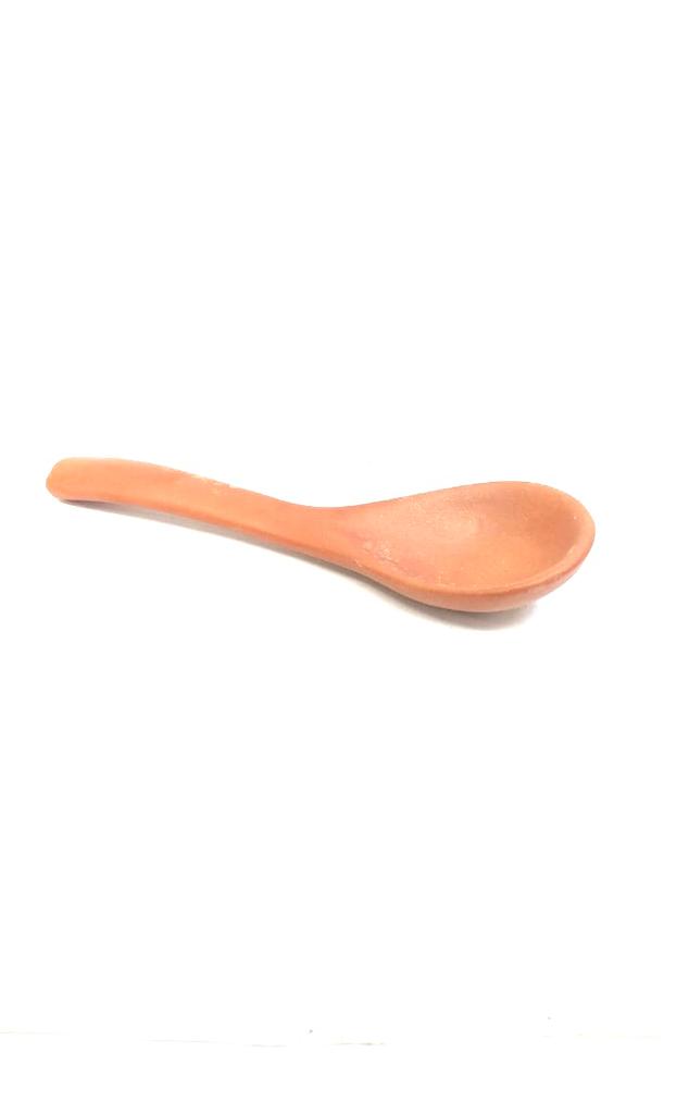 Big Serving Spoon Terracotta Collection Cooking Stirrer Handcrafted By Tamrapatra