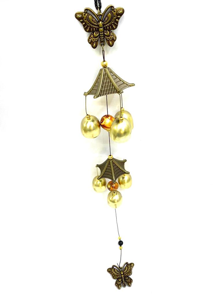 Wind Chimes Metal Bells With Attractive Designs Melodious Sound Tamrapatra
