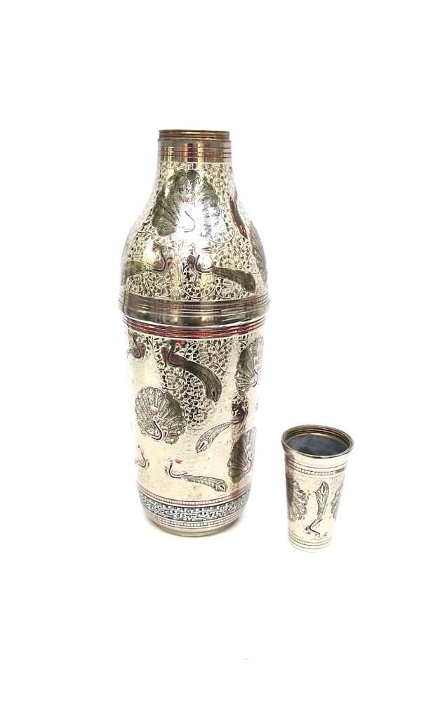 Wine Chiller Brass Artware Exclusive Collection Vintage Collectible By Tamrapatra