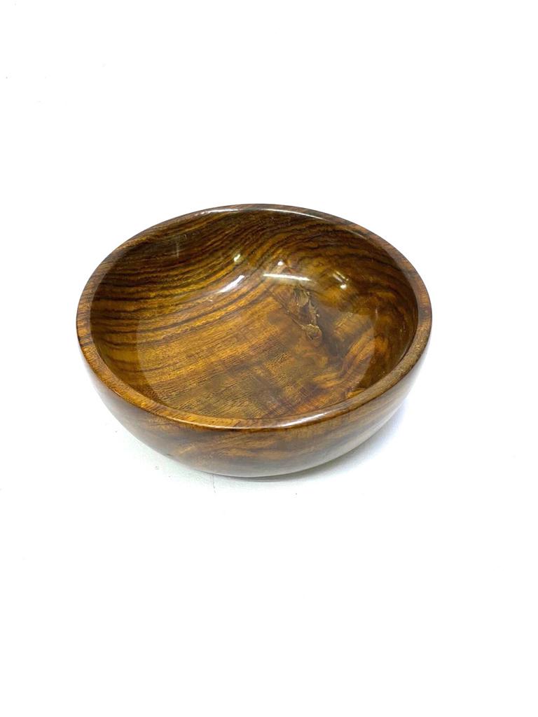 Wooden Bowls Various Size Easy Wipe Serve Dry Fruits Snacks From Tamrapatra