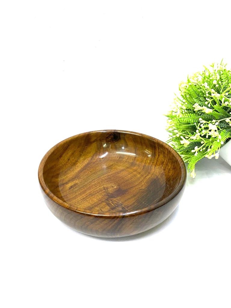 Wooden Bowls Various Size Easy Wipe Serve Dry Fruits Snacks From Tamrapatra
