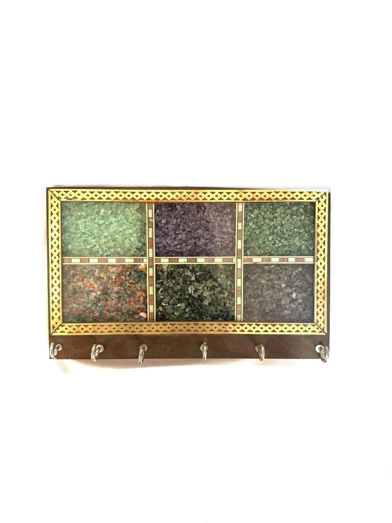Gemstone Keyholder With Strong Quality Utility Display For Home Office Tamrapatra