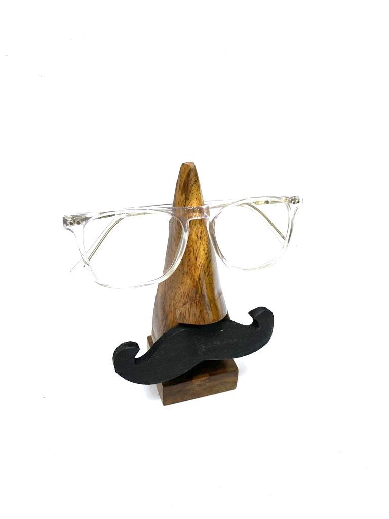 Spectacles Organizer Stand In Stylish Wooden Warli Hand Painted By Tamrapatra