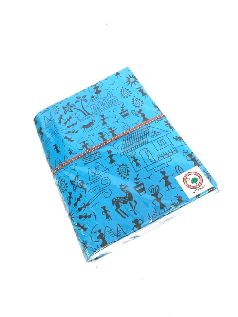 Warli Theme Diary Indian Handcrafted Gifts Eco-Friendly Size XL Tamrapatra