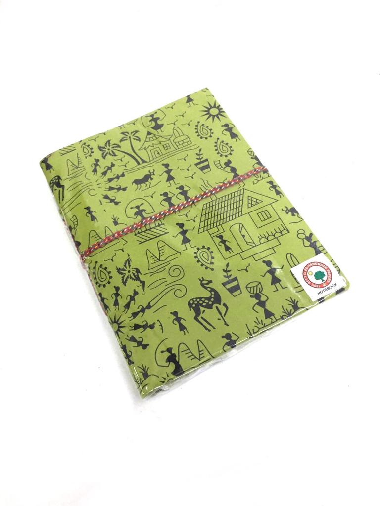 Warli Theme Diary Indian Handcrafted Gifts Eco-Friendly Size XL Tamrapatra
