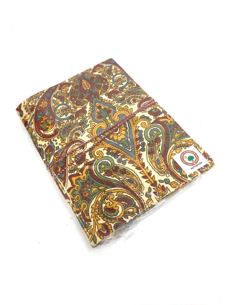 Handmade Paper Diary Gifting Collection Floral Cloth Painting XL Tamrapatra