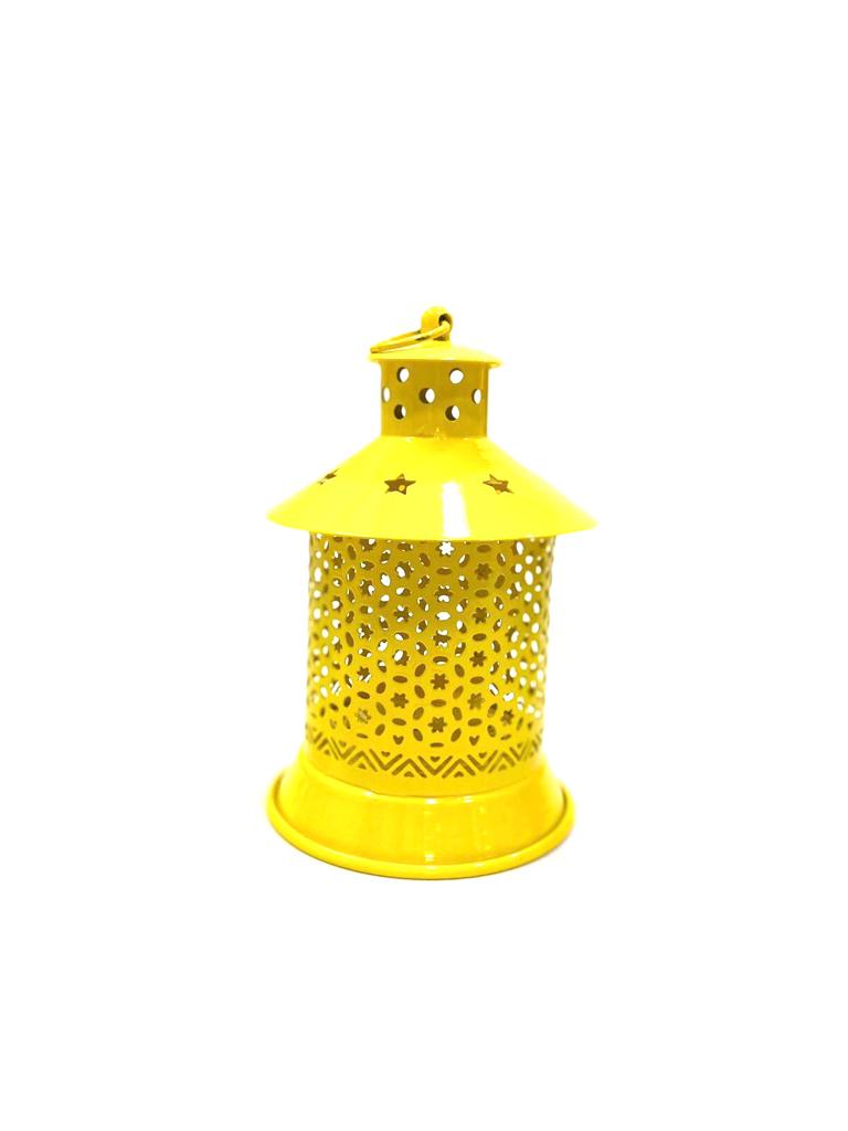 Metal Colorful Lanterns Hanging Home Décor & Handcrafted From Tamrapatra