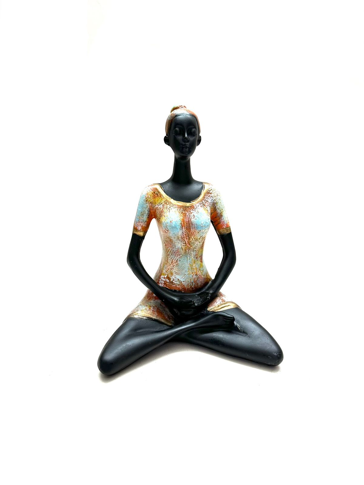 Yoga Series In Black Modern Shades Lifestyle Artefacts Handmade From Tamrapatra
