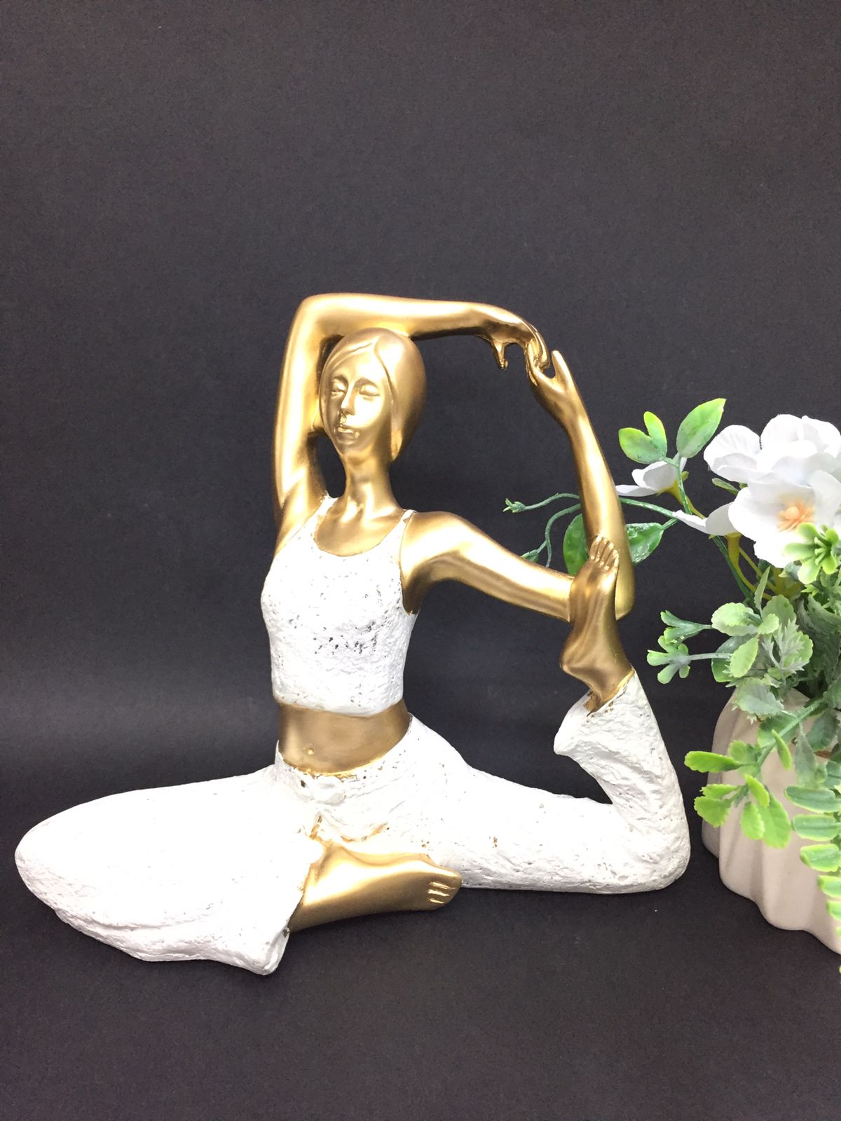 Buy OwMell Meditation Yoga Statue Decor, Ceramic Yoga Figurines for Home  Decoration, Zen Yoga Gift Room Decor White Set of 4 Online at Low Prices in  India - Amazon.in