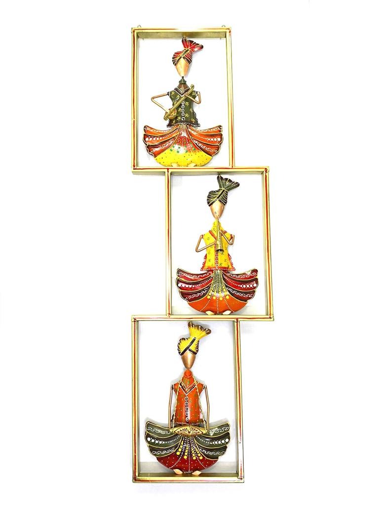 Zig Zag Designer Turban Wearing Musicians In Attractive Frame By Tamrapatra