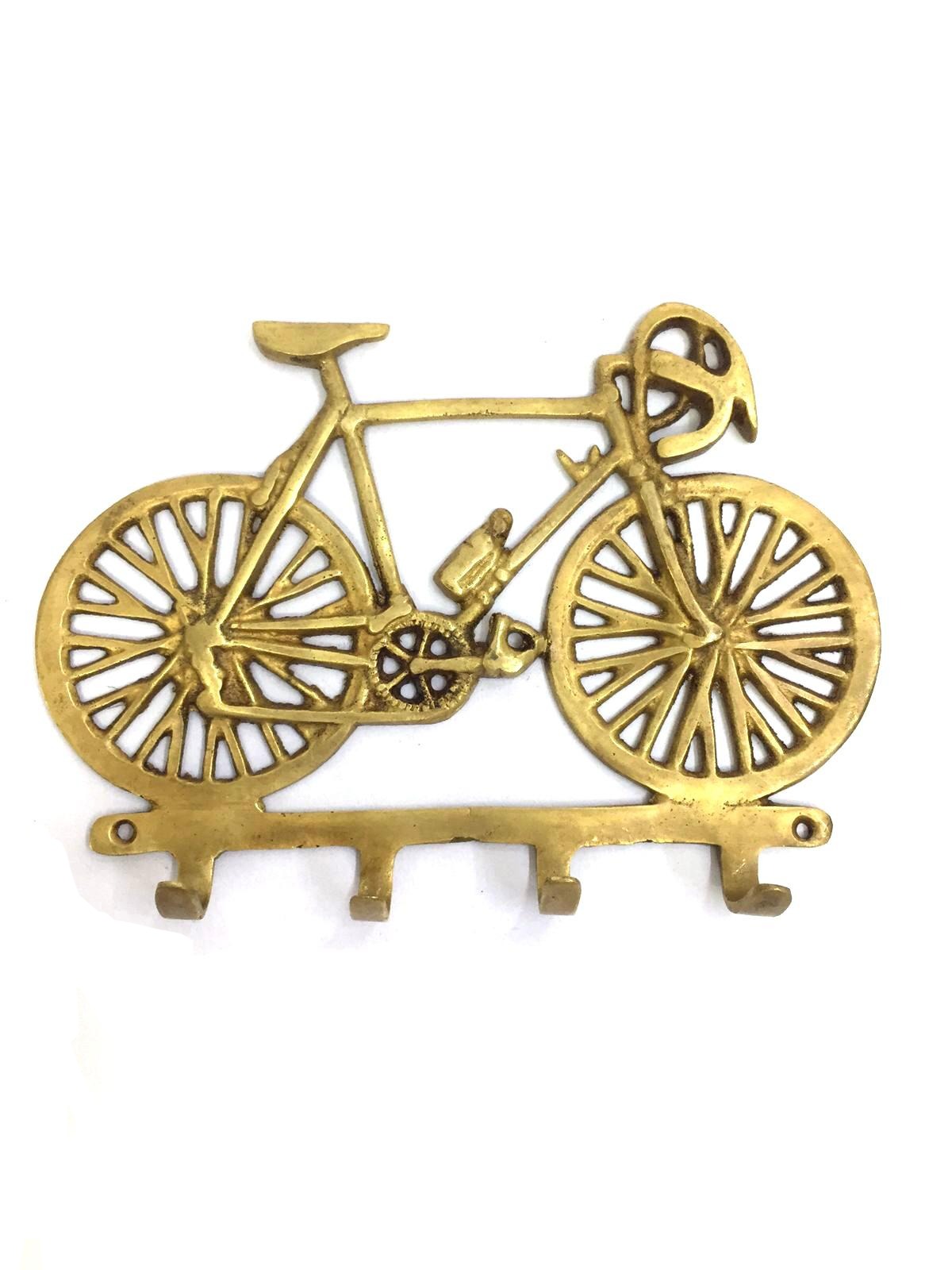 Bicycle Style Brass Premium Range Key Holders Exclusively Now At Tamrapatra