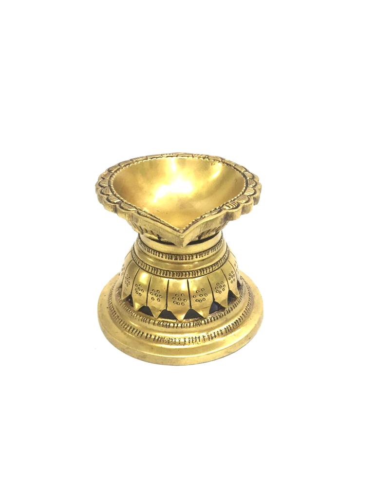 Big Brass Designer Diya Enhance Your Temple Pooja Room Décor By Tamrapatra