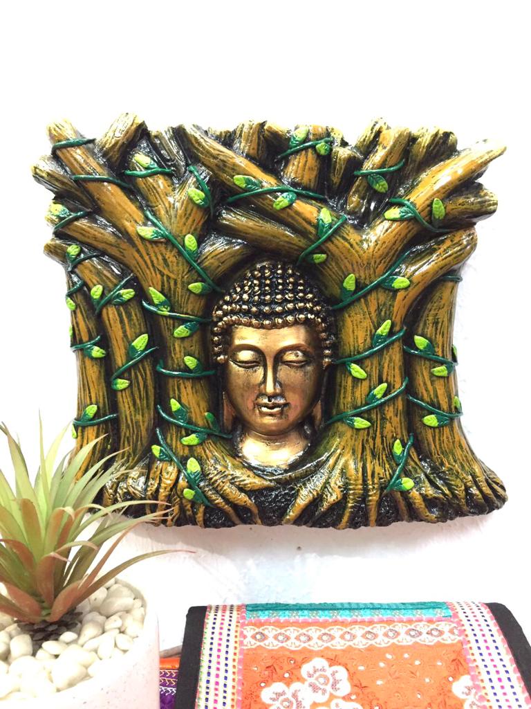 Buddha Tree Face Design In Attractive Hanging Attractive Frames By Tamrapatra