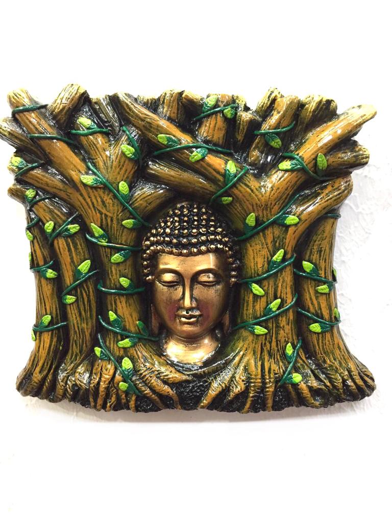 Buddha Tree Face Design In Attractive Hanging Attractive Frames By Tamrapatra