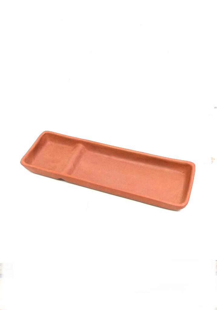 Handcrafted Clay Lunch Dinner Plates Exclusive Earthen Terracotta From Tamrapatra