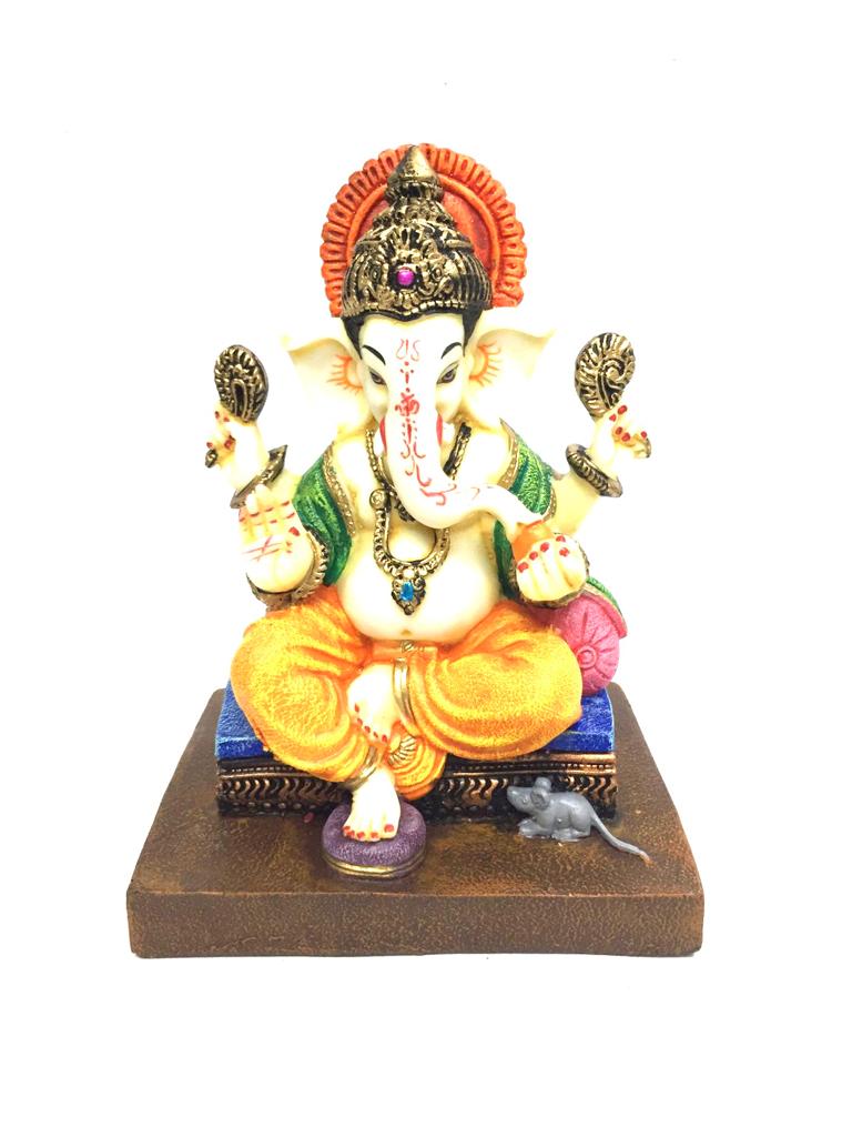 Religious Idols Largest Collection Lord Ganesh Sitting Handmade By Tamrapatra