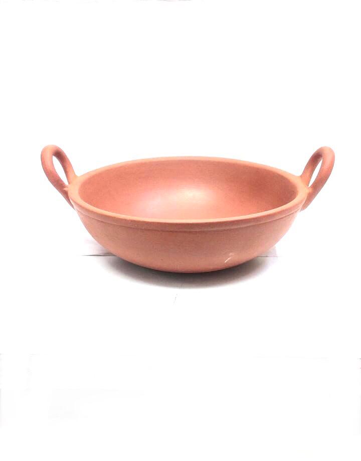 Earthen Kadai In Various Sizes Healthy Lifestyle Earthenware Available At Tamrapatra