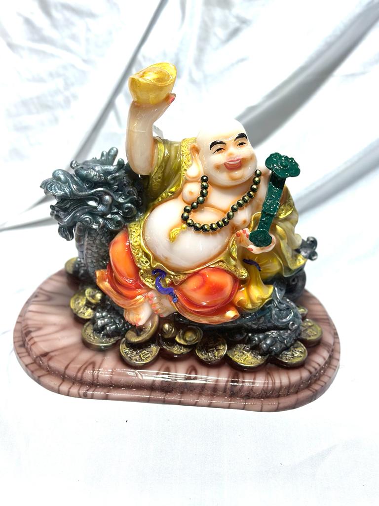 Laughing Buddha Glass Painting