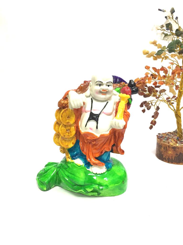 Laughing Buddha Feng Shui Auspicious Happy Gifting Artwork From Tamrapatra