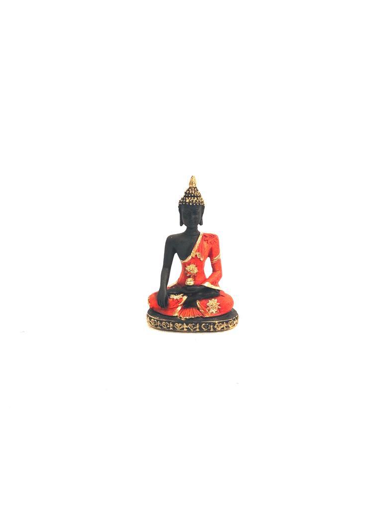 Auspicious Buddha Meditation Figure Handcrafted Gifts Car Décor By Tamrapatra