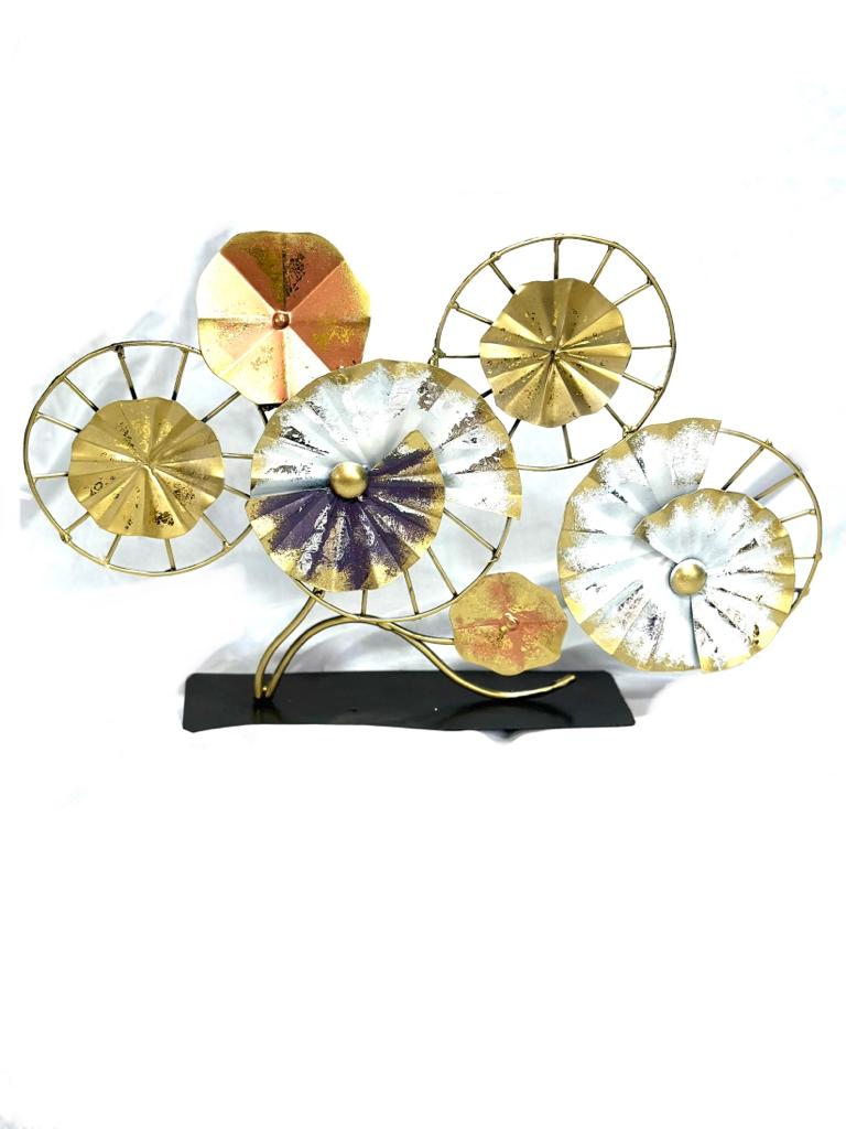 Metal Wall Showpiece Table Décor In Various Abstract Designs New From Tamrapatra